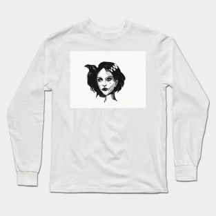 Raven woman Long Sleeve T-Shirt